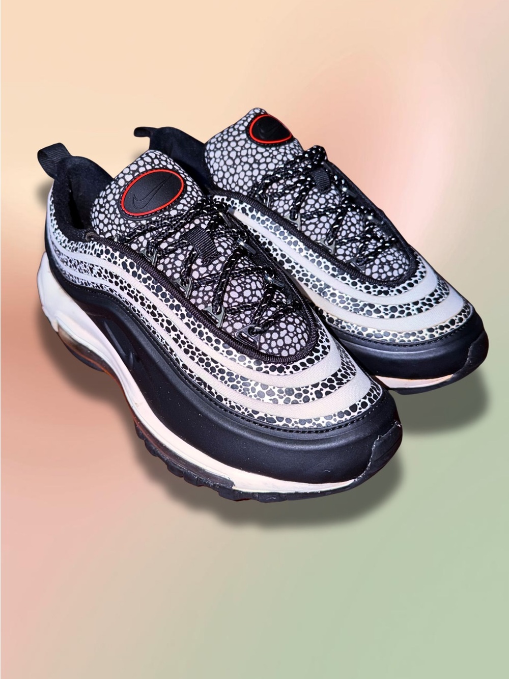 Air Max 97 SE Safari Women’s 6.5 Black White DH0559-001